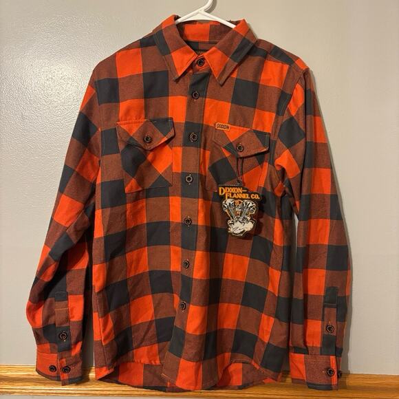 NWT Dixxon The Knuck Flannel Orange XS